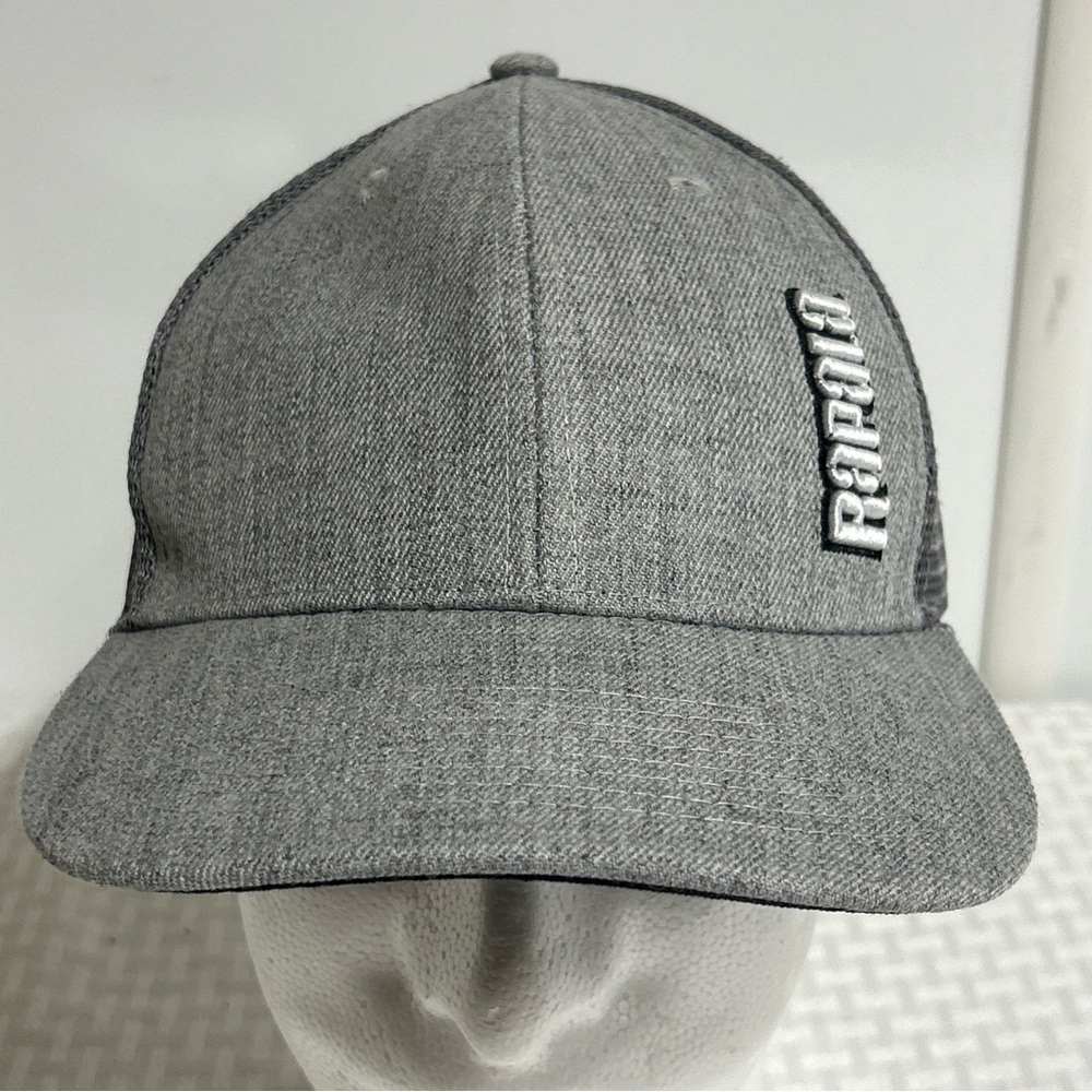 Rapala Fishing Lure Hat SNAPBACK Adjustable Grey Mesh Back PREOWNED EXCELLENT
